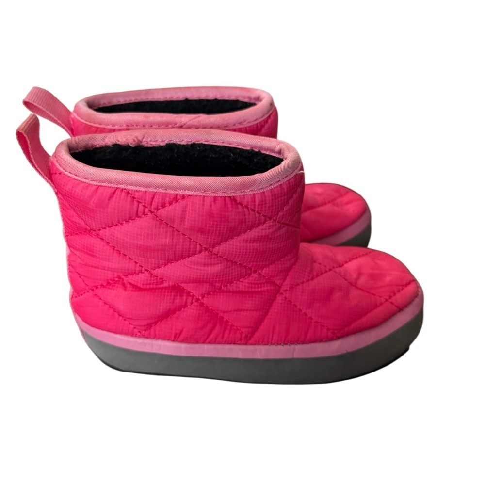 Kamik Kids Fuchsia Quilted Mid Indoor/Outdoor Boots-Size 8